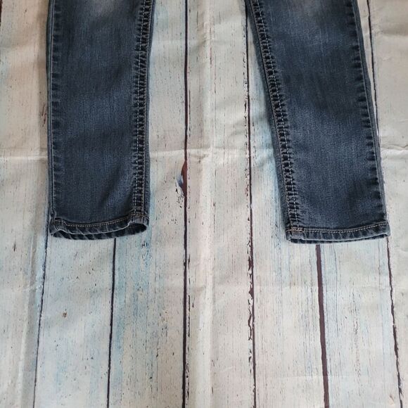 Rue 21 Twenty one  Ladies  Regular Low Rise Skinny Blue Denim Jeans Size 9/10R - Picture 3 of 15